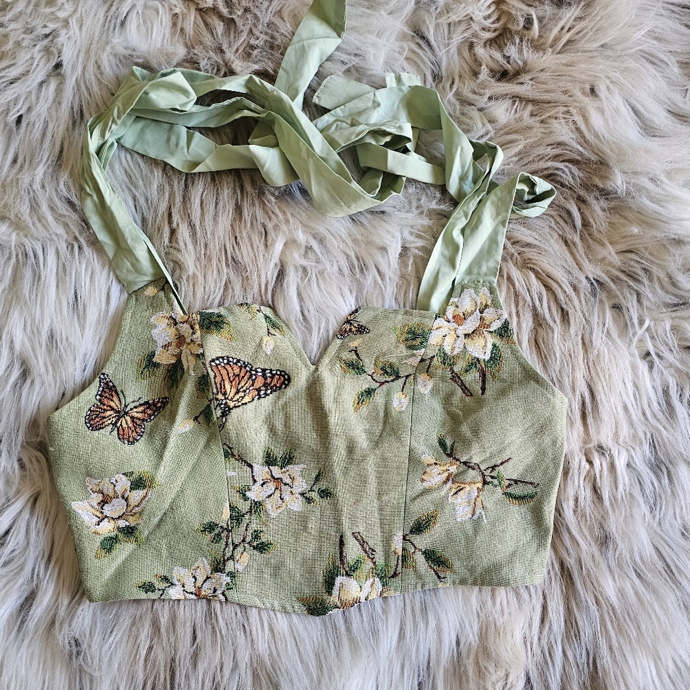 Butterfly Bustier Top